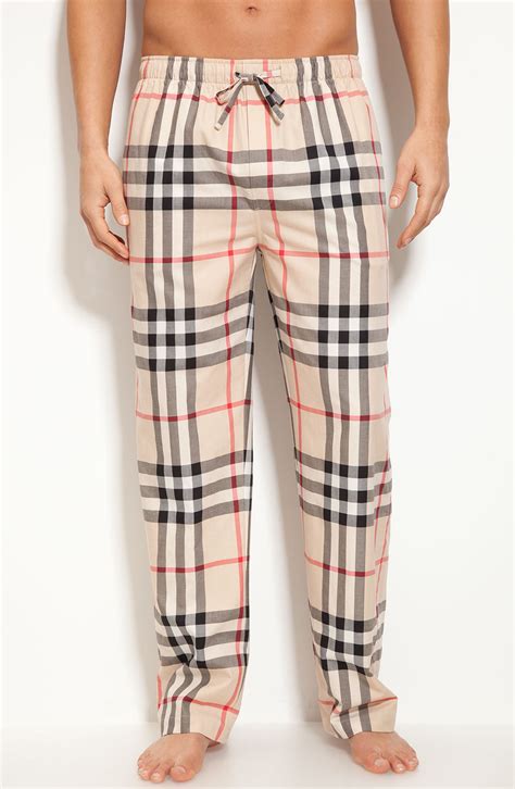 burberry print pajamas|burberry pajama pants for men.